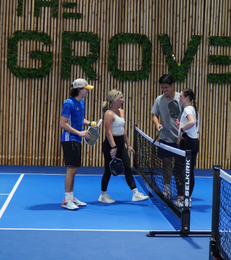 Game time in grove pickleball courts